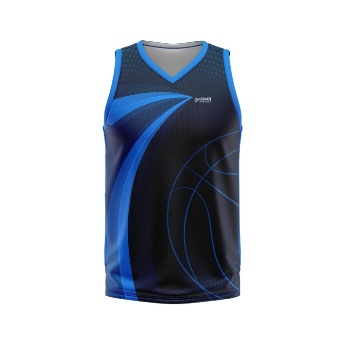 Mens Basketball Blue Zenith Jersey