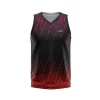 Mens Basketball Red Dashy Jersey