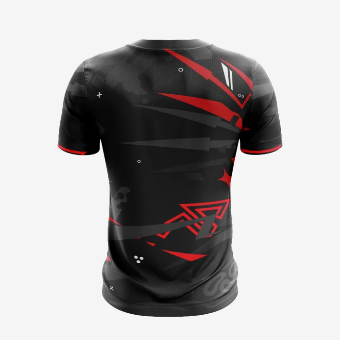 Mens Esports Black Abstract Jersey