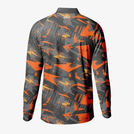 Mens Biker Orange Strikes Jersey