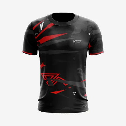 Mens Esports Black Abstract Jersey