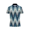 Mens Cricket Cream Spreading Print Jersey