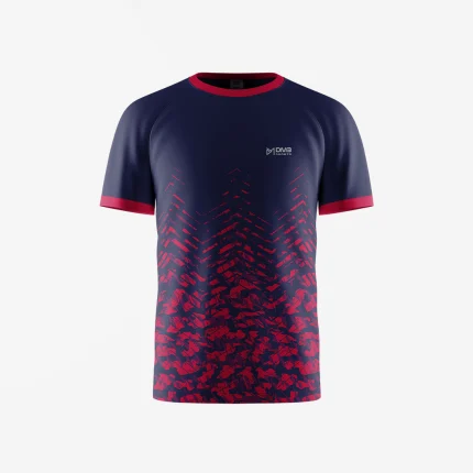 Mens Tennis Red Wave Jersey