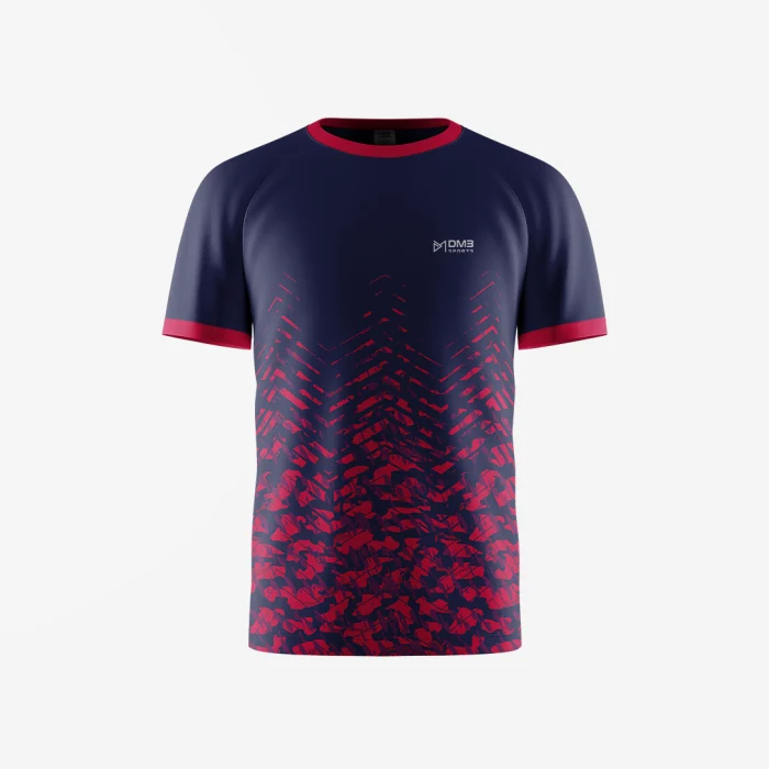 Mens Tennis Red Wave Jersey