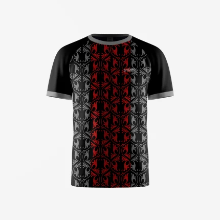 Black Jump Mens Tennis Jersey