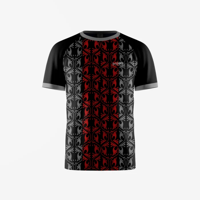 Black Jump Mens Tennis Jersey
