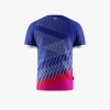 Blue Weave Men Tennis Tshirt