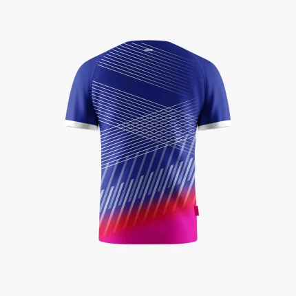 Blue Weave Men Tennis Tshirt
