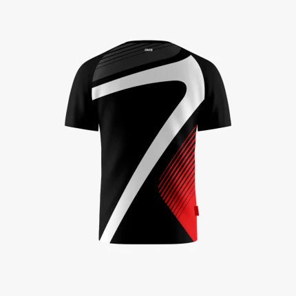 Black Transe Men Tennis Tshirt