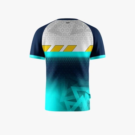 Blue Ven Threads Mens Tennis Jersey