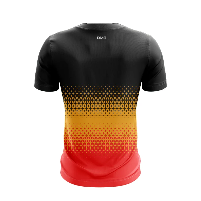 Black Shatter Mens Badminton Jersey