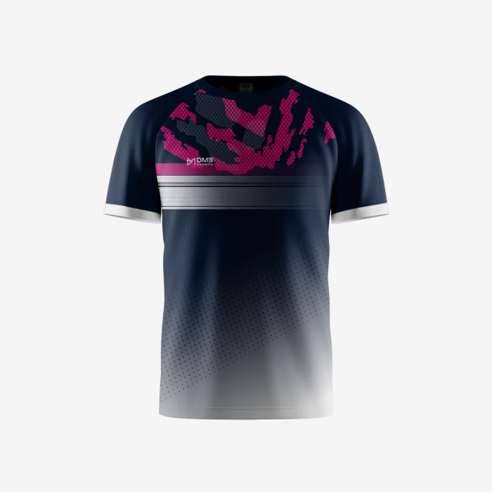 Navy Blue Ether Men Tennis Tshirt