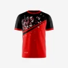 Red Tender Men Tennis Tshirt