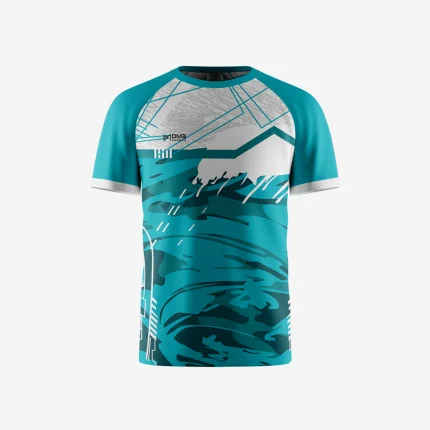 Blue Zen Threads Mens Tennis Jersey