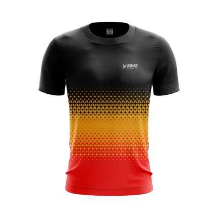 Black Shatter Mens Badminton Jersey