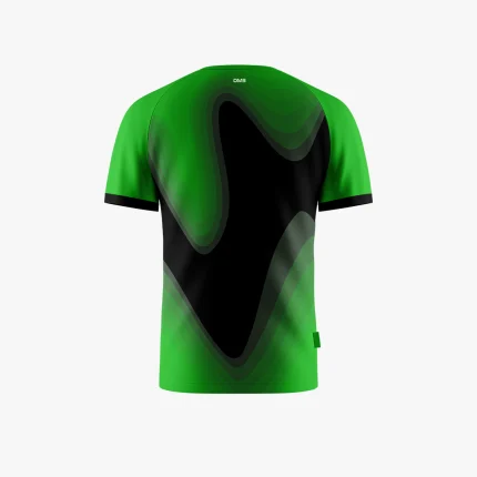 Green Twirl Men Tennis Tshirt