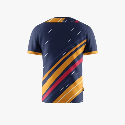 Navy Blue Thread Men Tennis Tshirt