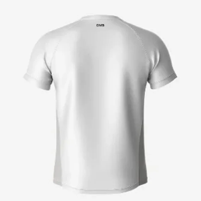 White RunX Essence Men Running Jersey