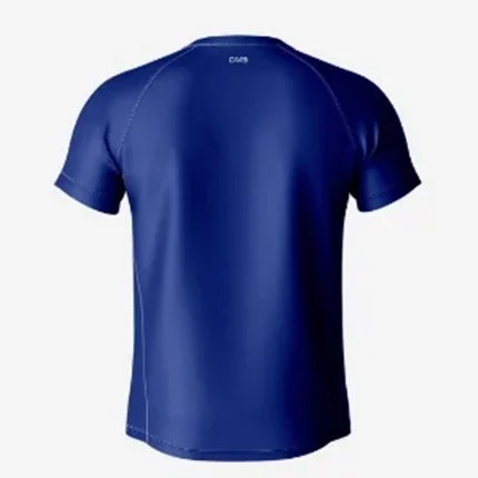 Blue RunX Velvet Men Running Jersey