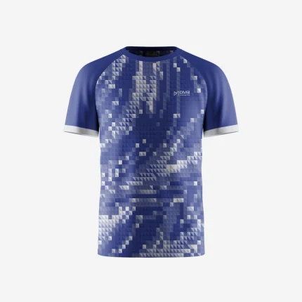Blue Tropic Men Tennis Tshirt