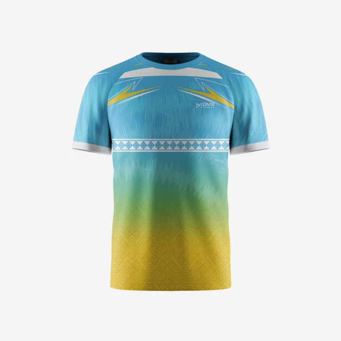 Sky Blue Thrive Men Tennis Tshirt