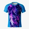 Blue RunX Retro Men Running Jersey