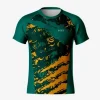 Green RunX Pure Men Running Jersey
