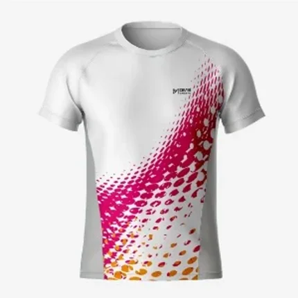 White RunX Essence Men Running Jersey