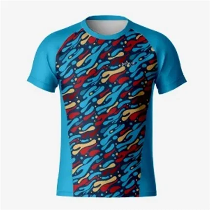 Blue RunX Knit Men Running Jersey