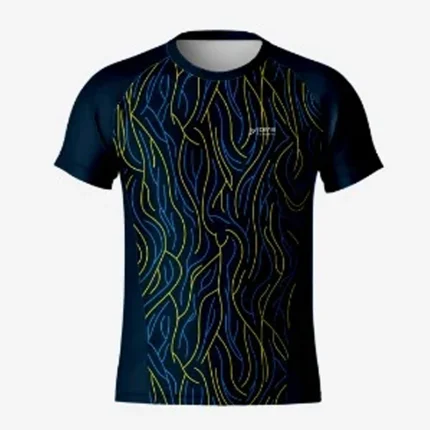 Navy Blue RunX Wic Men Running Jersey