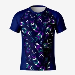 Blue RunX Moda Men Running Jersey