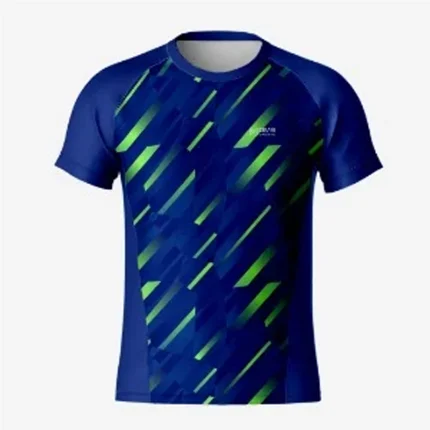 Blue RunX Flare Men Running Jersey