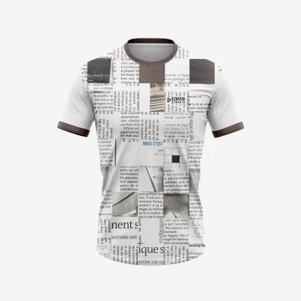 White Written Printed Tshirt
