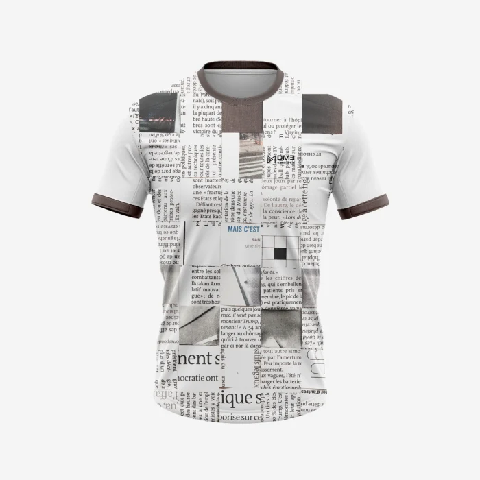 White Written Printed Tshirt