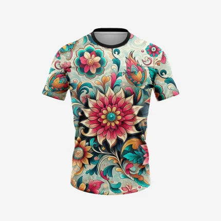 Red Lotus Printed Tshirt