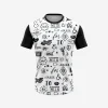 White Typography Printed Tshirt