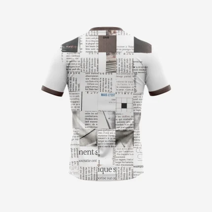 White Written Printed Tshirt