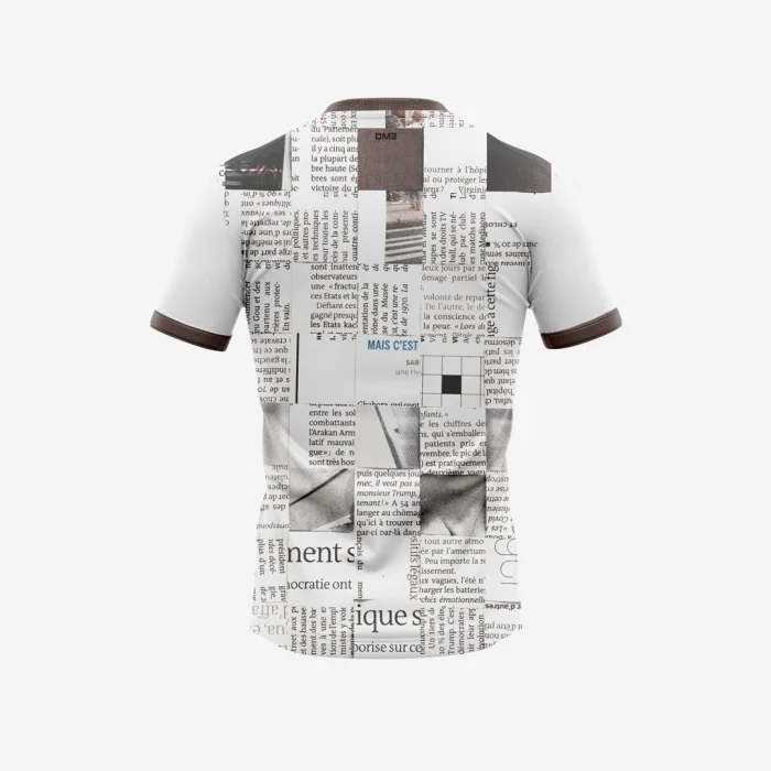 White Written Printed Tshirt