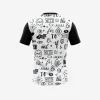 White Typography Printed Tshirt