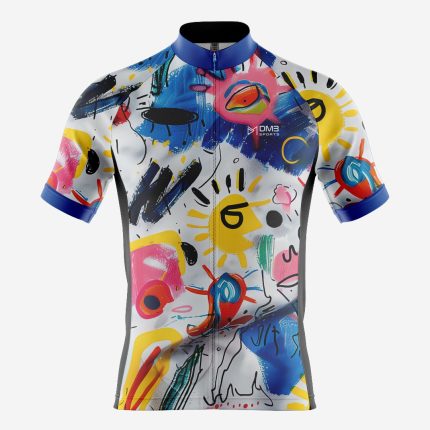 Customized Scribble Men’s Cycling Jersey 1