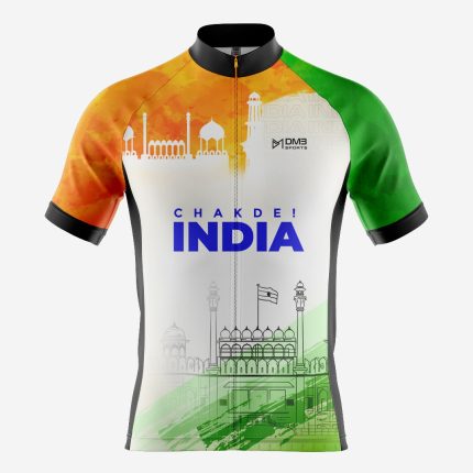 Customized Men’s Chak De India Race Fit Cycling Jersey 1