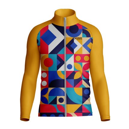 Customized Men’s Snowy Winter Cycling Jersey 1