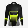 Womens Biker Tid Fluorescent Green Jersey 1
