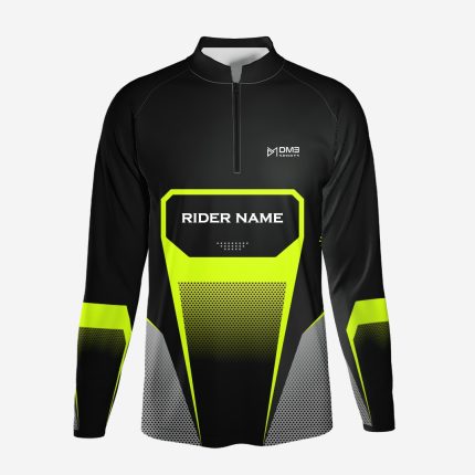 Womens Biker Tid Fluorescent Green Jersey 1
