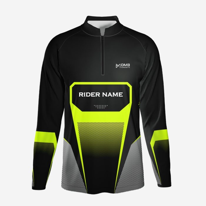 Womens Biker Tid Fluorescent Green Jersey 1