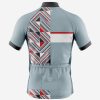 Buy Customized Men’s Ash Accent Cycling Jersey Online 1