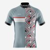 Buy Customized Men’s Ash Accent Cycling Jersey Online