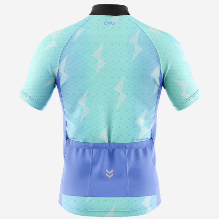 Buy Customized Men’s Aqua Flash cycling Jersey Online 1