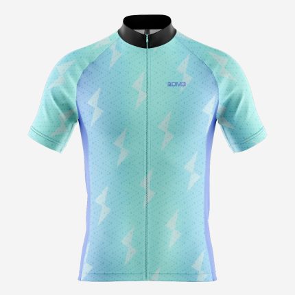 Buy Customized Men’s Aqua Flash cycling Jersey Online