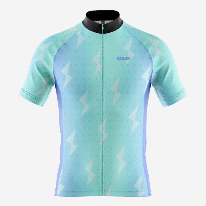 Buy Customized Men’s Aqua Flash cycling Jersey Online